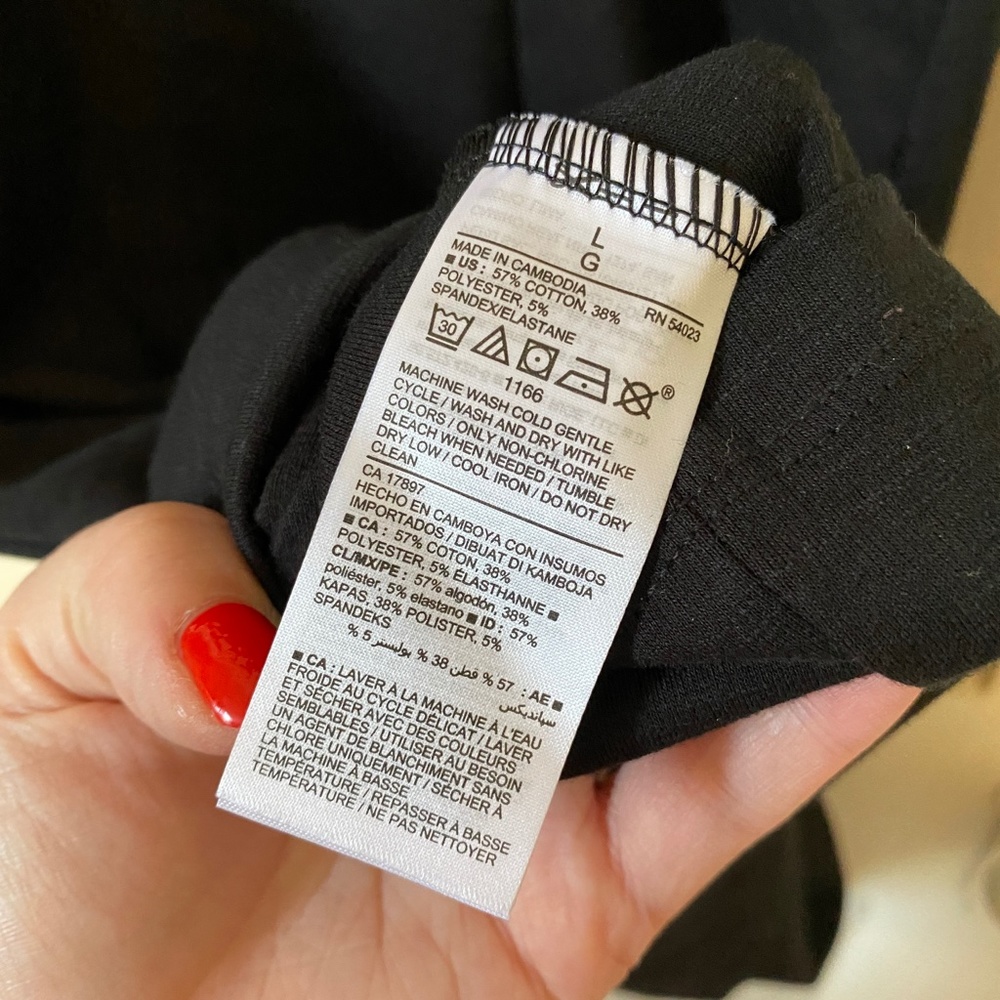 Old Navy Fitted Black Tank Dress NWT - Picture 7 of 7